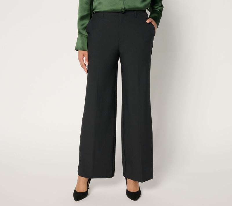 BEAUTIFUL by Lawrence Zarian Petite Wide Leg Tailored Pant — View 5