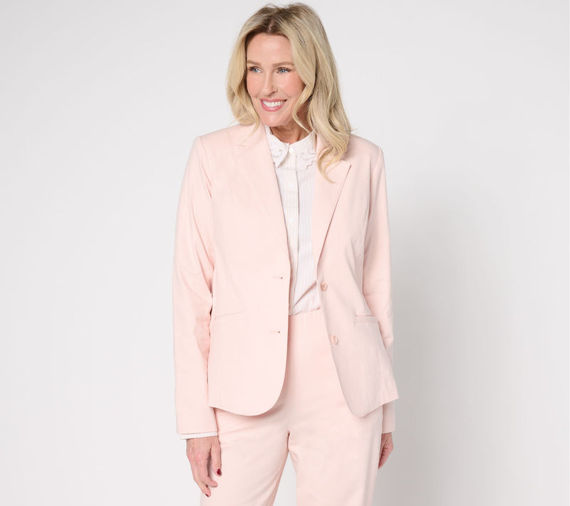 BEAUTIFUL by Lawrence Zarian Notch Collar Blazer Blazer — View 11