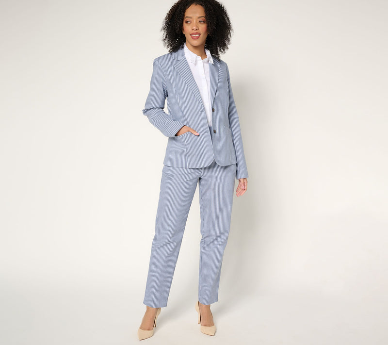 BEAUTIFUL by Lawrence Zarian Notch Collar Blazer Blazer — View 6