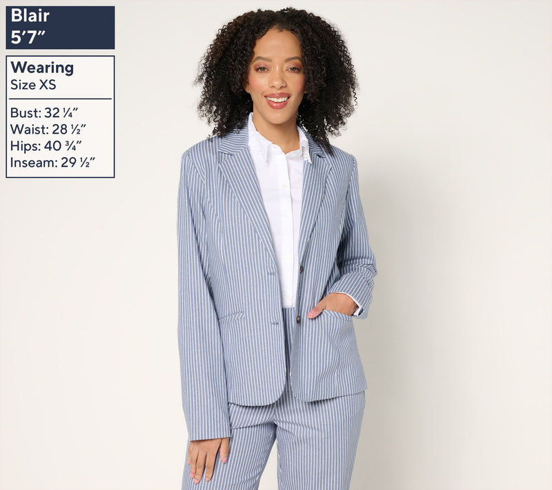 BEAUTIFUL by Lawrence Zarian Notch Collar Blazer Blazer — View 4