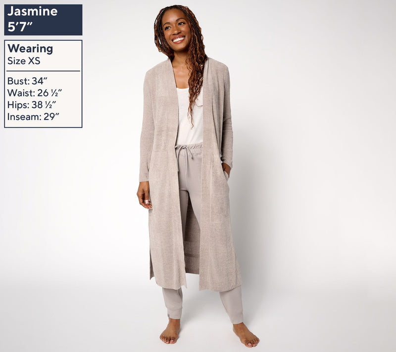 Barefoot Dreams CozyChic Ultra Lite Pointelle Everything Cardigan — View 19