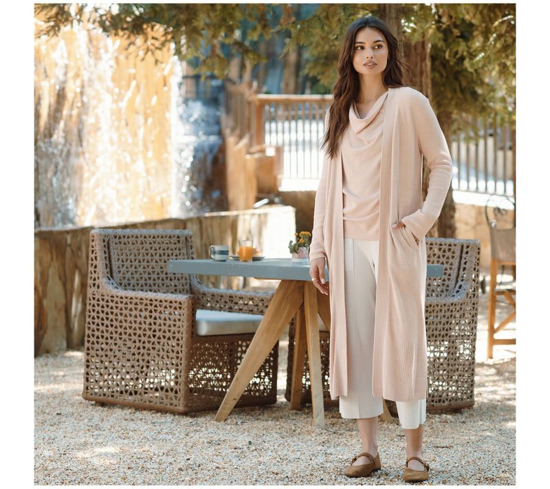 Barefoot Dreams CozyChic Ultra Lite Pointelle Everything Cardigan — View 22