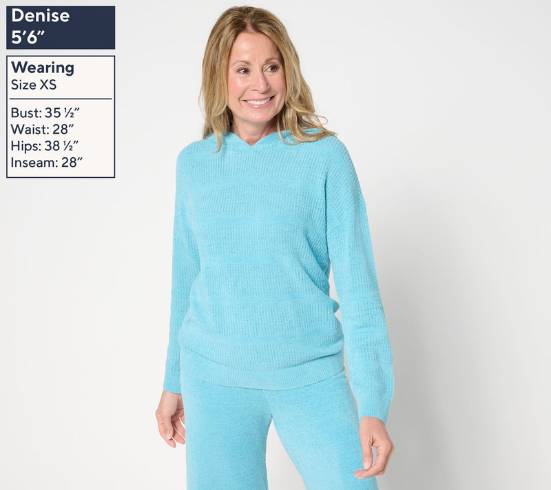 Barefoot Dreams CozyChic Ultra Lite Striped Hoodie — View 2