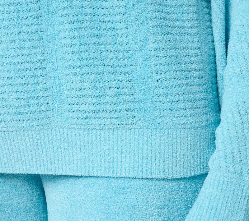 Barefoot Dreams CozyChic Ultra Lite Vertical Stripe Boatneck Pullover — View 6