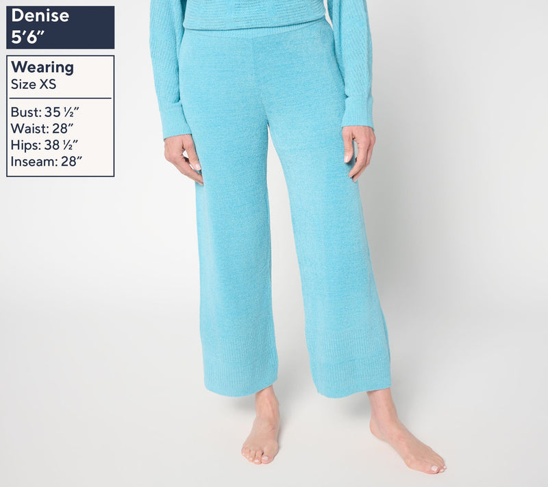 Barefoot Dreams Reg. CozyChic Ultra Lite Stripe Cuff Pant — View 3