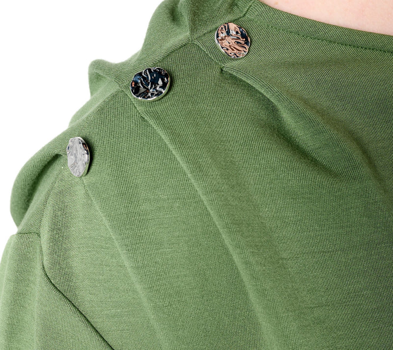 BEAUTIFUL by Lawrence Zarian Asymmetric Boatneck Top — View 6