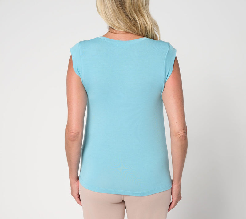 Barefoot Dreams Malibu Collection Modal Muscle Tee — View 11