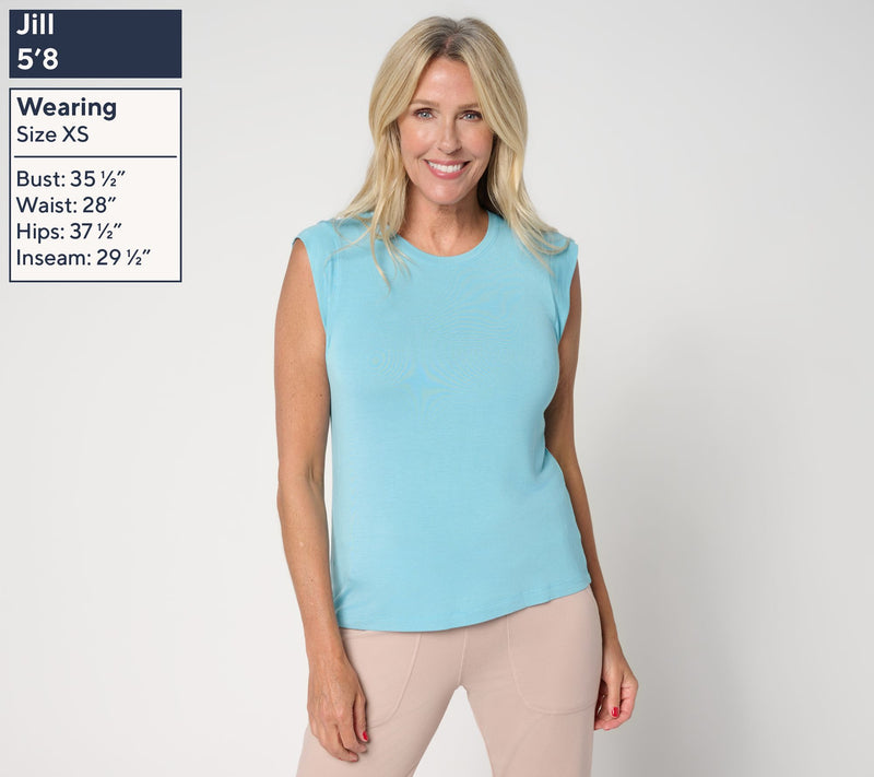 Barefoot Dreams Malibu Collection Modal Muscle Tee — View 10