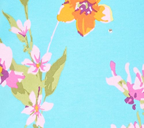 Quacker Factory Wildflower Printed 3/4 Sleeve Top — View 8