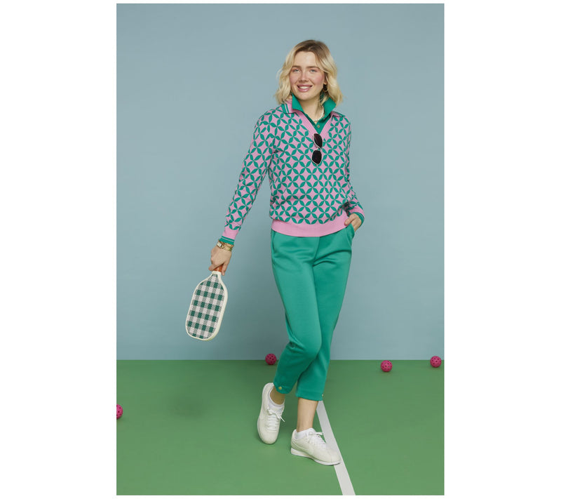 Isaac Mizrahi Live! Tall Clubhouse Scuba Knit Crop Pants — View 9