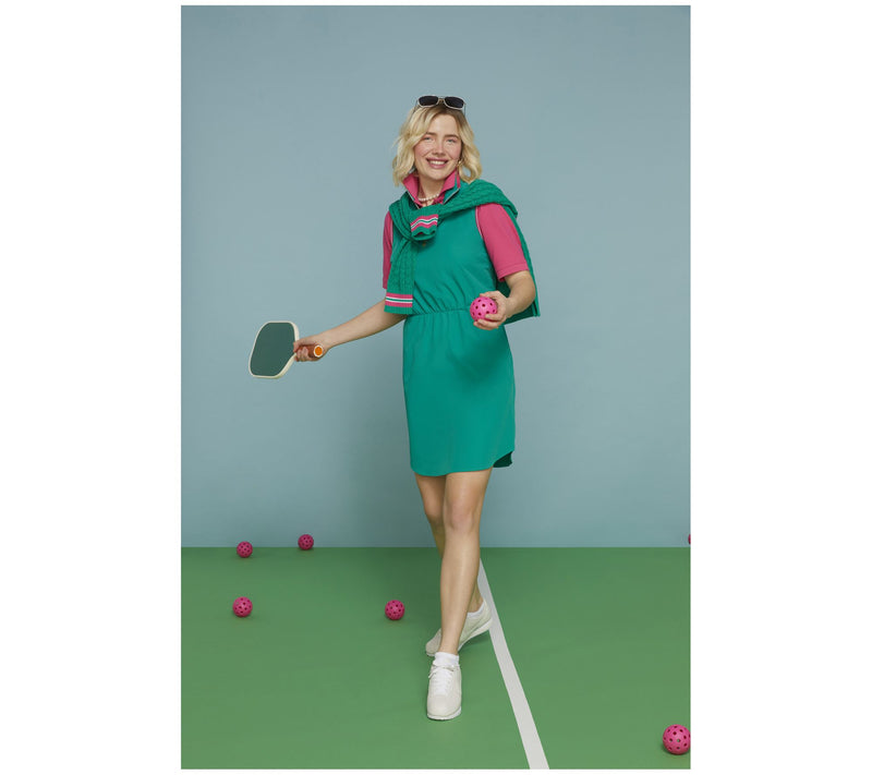 Isaac Mizrahi Live! Petite Clubhouse Saturday Stretch Dress — View 6