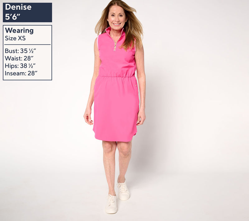 Isaac Mizrahi Live! Petite Clubhouse Saturday Stretch Dress — View 3