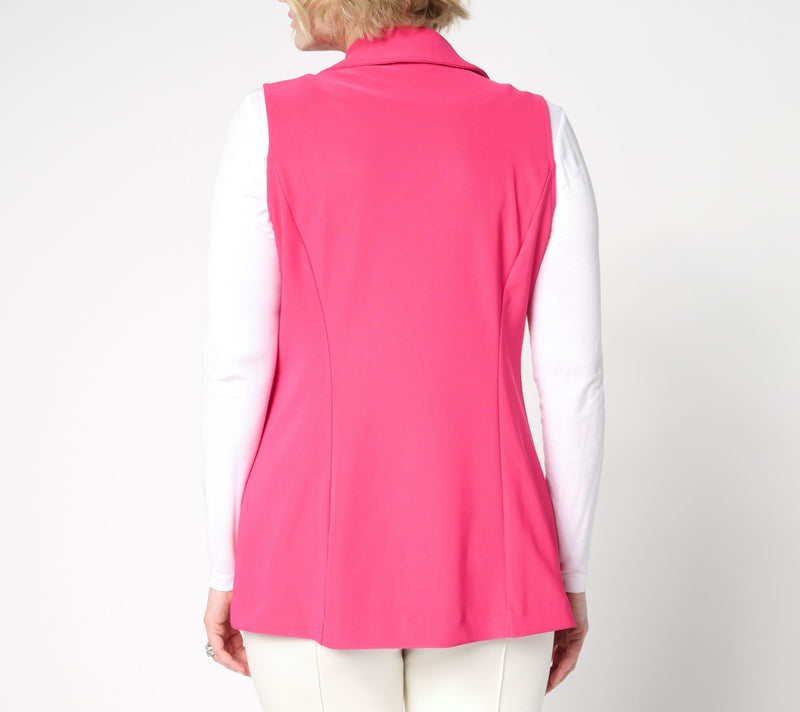 Attitudes by Renee Regular Euro Knit Vest — View 7