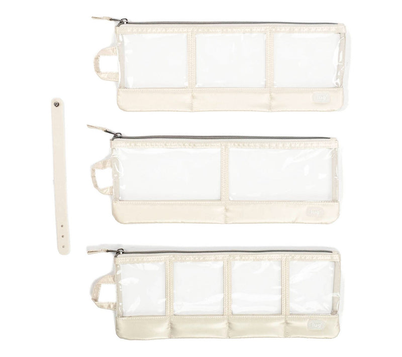 Lug Set of 3 Envelope Clearview Zip Organizers — View 15