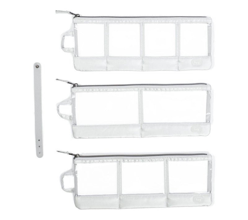 Lug Set of 3 Envelope Clearview Zip Organizers — View 16