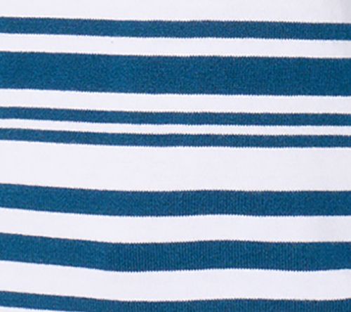 BEAUTIFUL by Lawrence Zarian Square Neck Striped Sweater — View 2