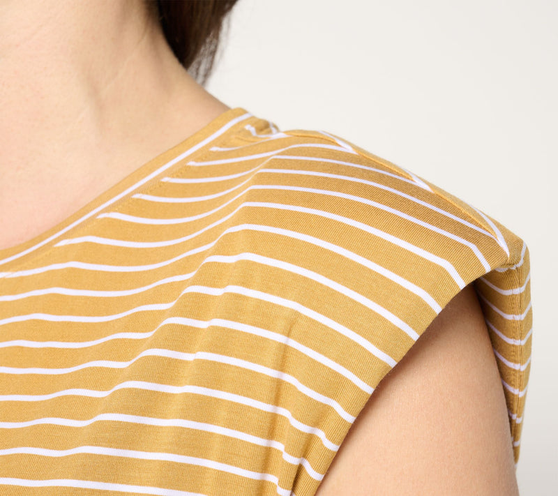 Me by Jennie Garth Harbor Striped Tee — View 6