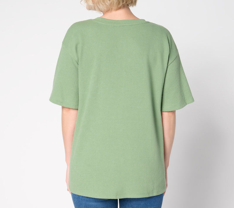 Me by Jennie Garth Nyla Knit Pullover Top — View 4