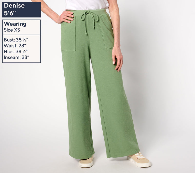 Me by Jennie Garth Petite Nyla Full Length Wide Leg Pants — View 8