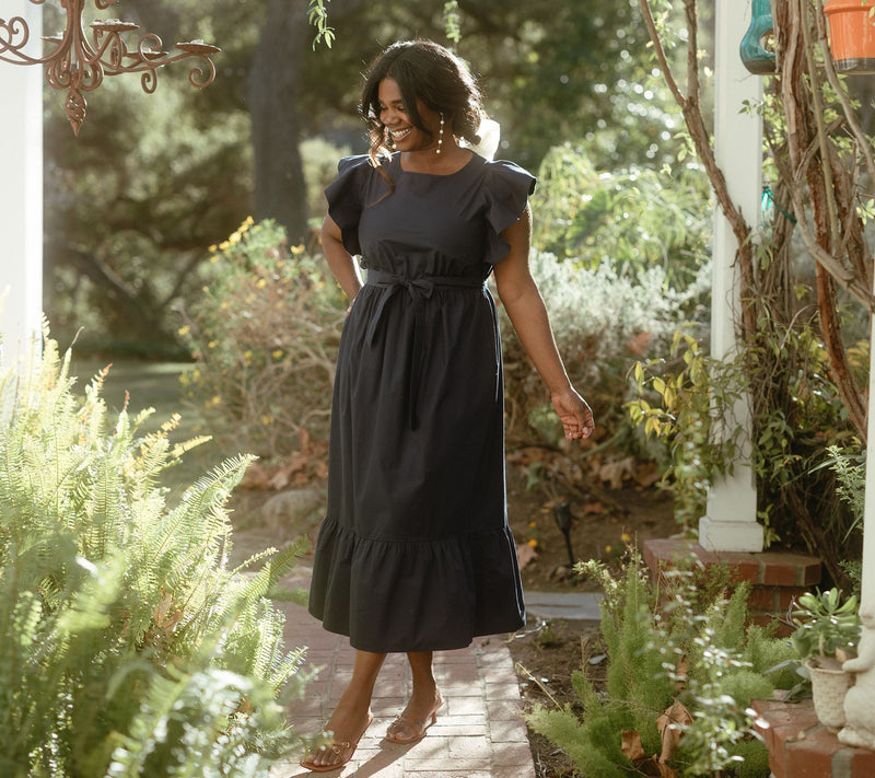 Me by Jennie Garth Petite Palmetto 100% Cotton Poplin Dress — View 11