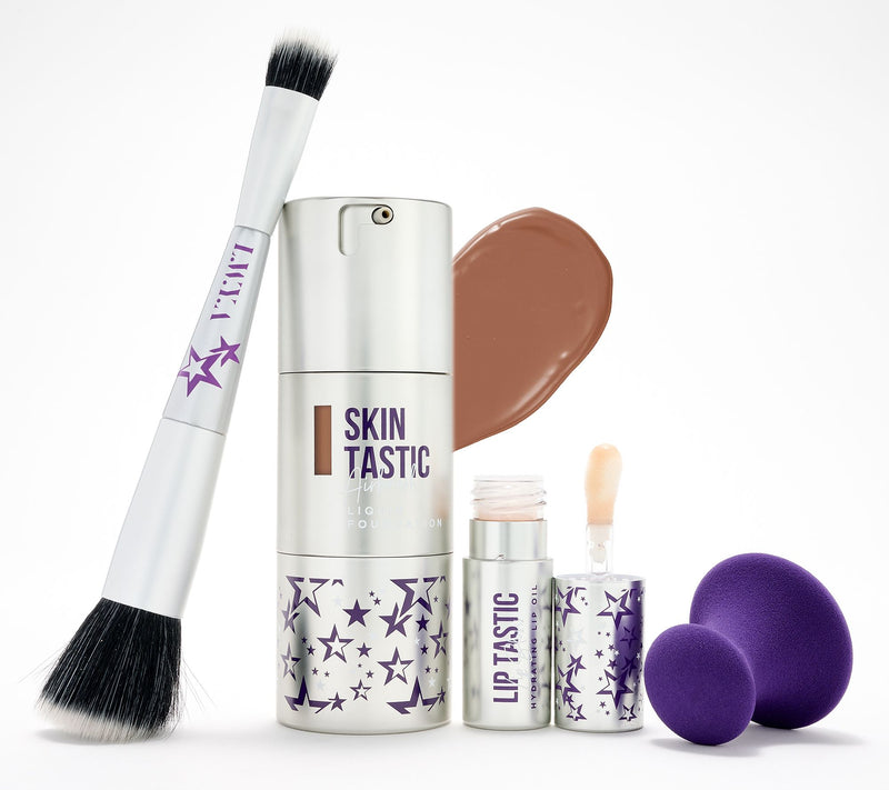 LWYA by Kim Gravel Skintastic Foundation &Lip Bloss 4pc Set — View 3