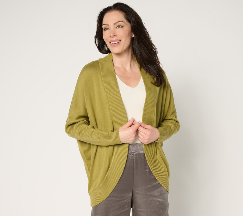 by Stacy London Draped Cocoon Cardigan — Main view