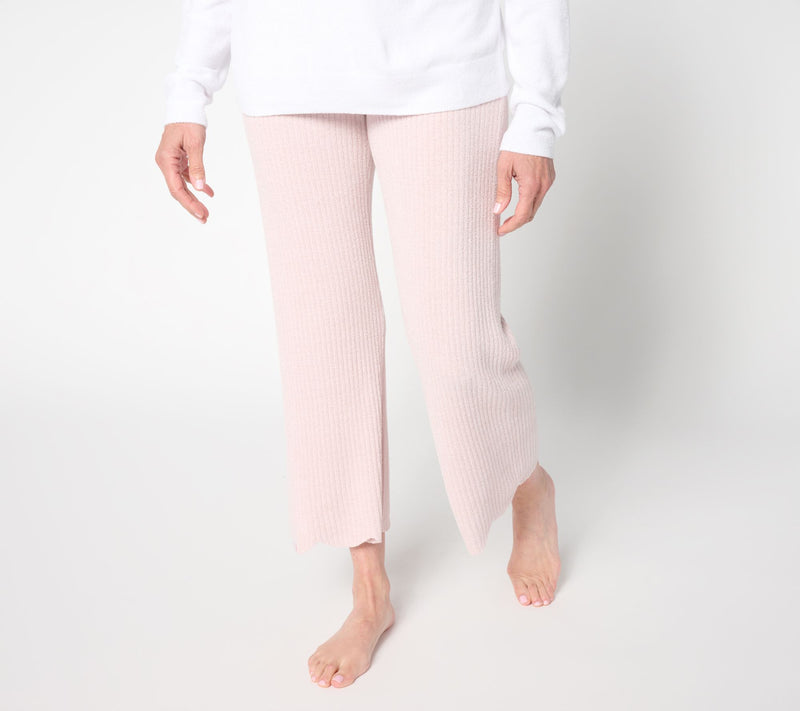 Barefoot Dreams Reg. CozyChic Ultra Lite Scallop Cropped Pant — View 11