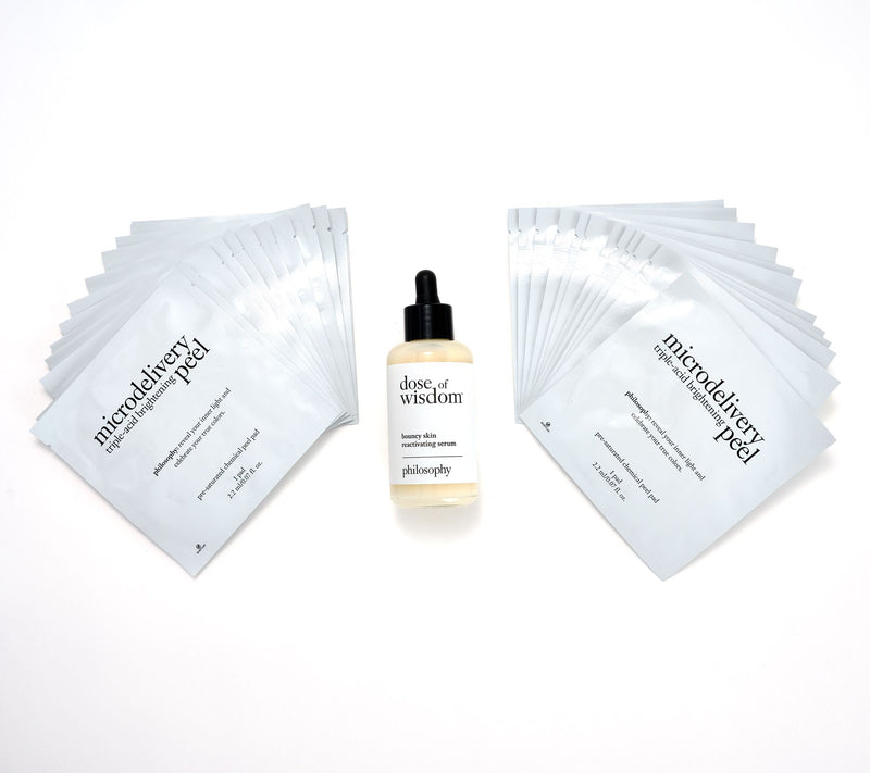 philosophy microdelivery 24ct peel pads & dose of wisdom set — Main view