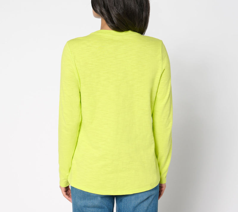 Studio Park x Amy Stran 100% Cotton Embroidered T-Shirt — View 10