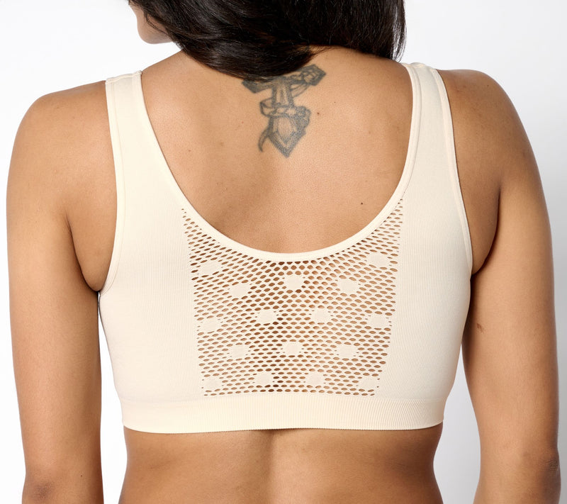 Anybody Intimates Seamless Lounge Bra with Lycra 2 Pack — View 10