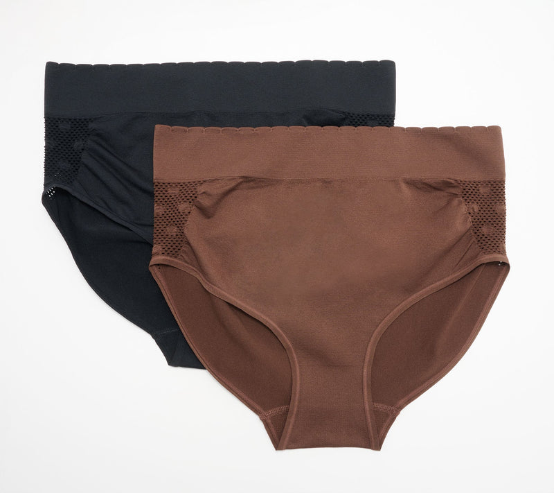 Anybody Intimates Seamless Open Stitch Comfort Panties 2 Pack — View 12