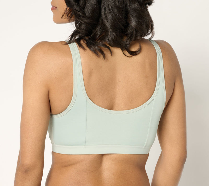 AnyBody Intimates Lycra Front Closure Wirefree Bra — View 4