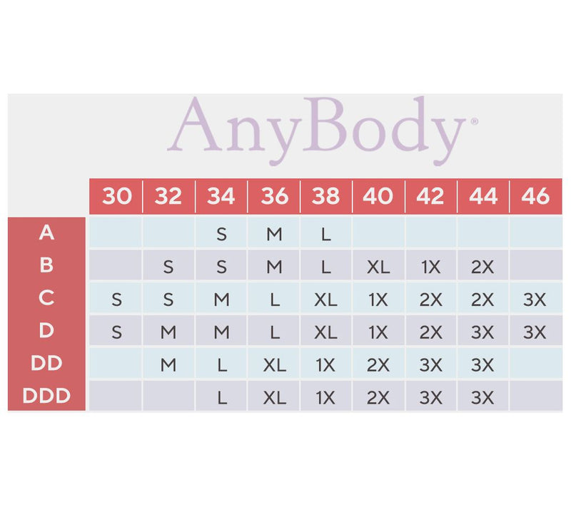 AnyBody Intimates Lycra Front Closure Wirefree Bra — View 6