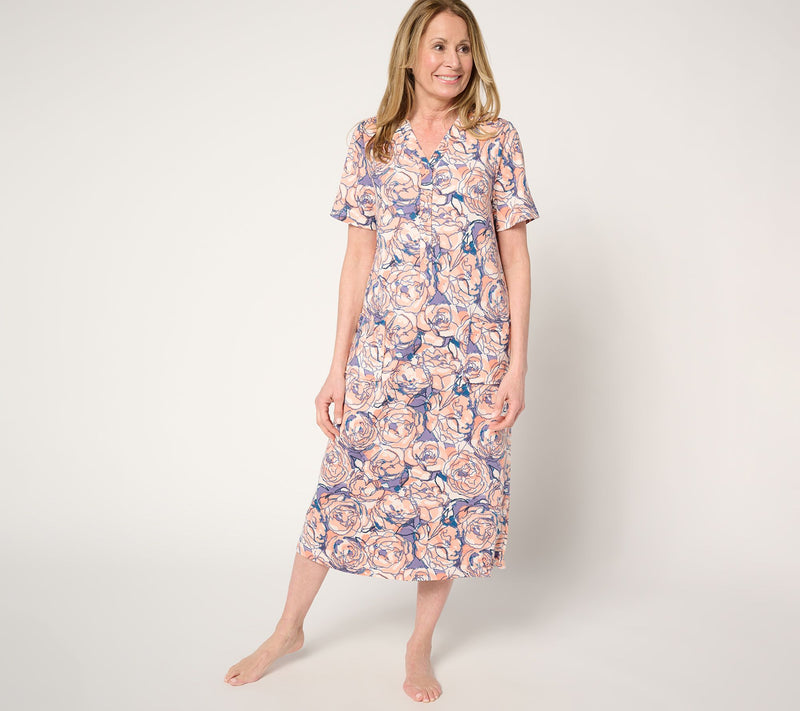 Berkshire Homewear Printed Silky Smooth Night Dress — View 13