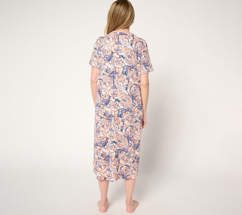 Berkshire Homewear Printed Silky Smooth Night Dress — View 4