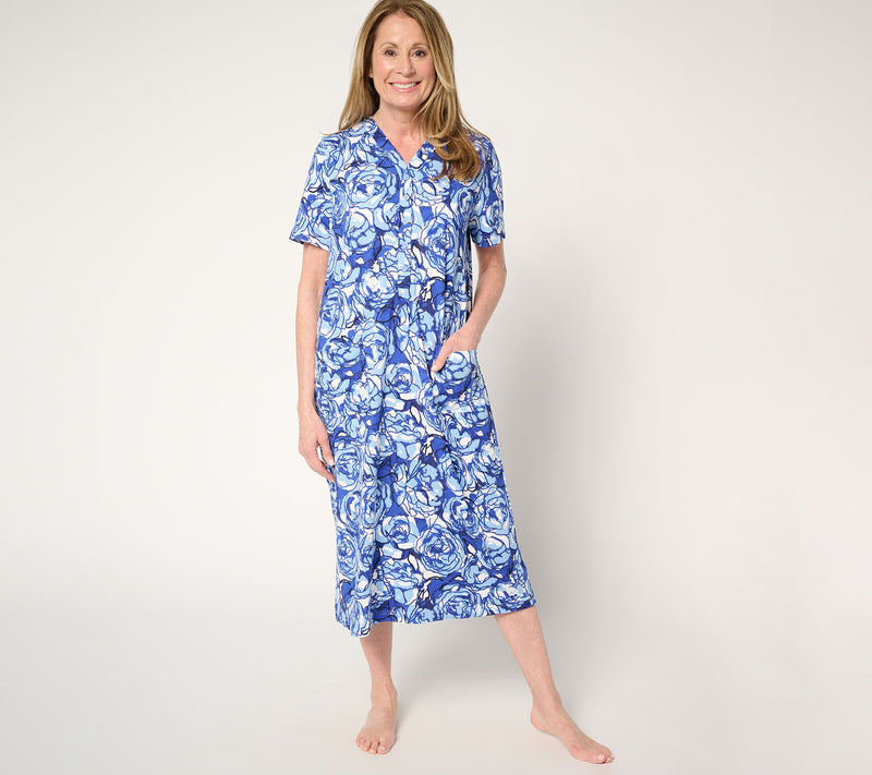 Berkshire Homewear Printed Silky Smooth Night Dress — View 16