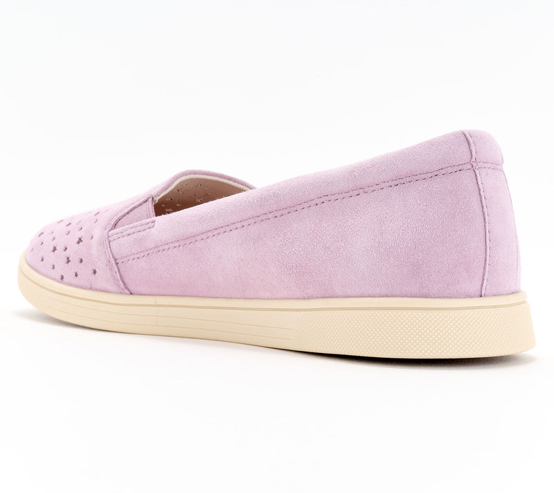 Revitalign Orthotic Star Embossed Suede Slip-On - Carolina — View 13