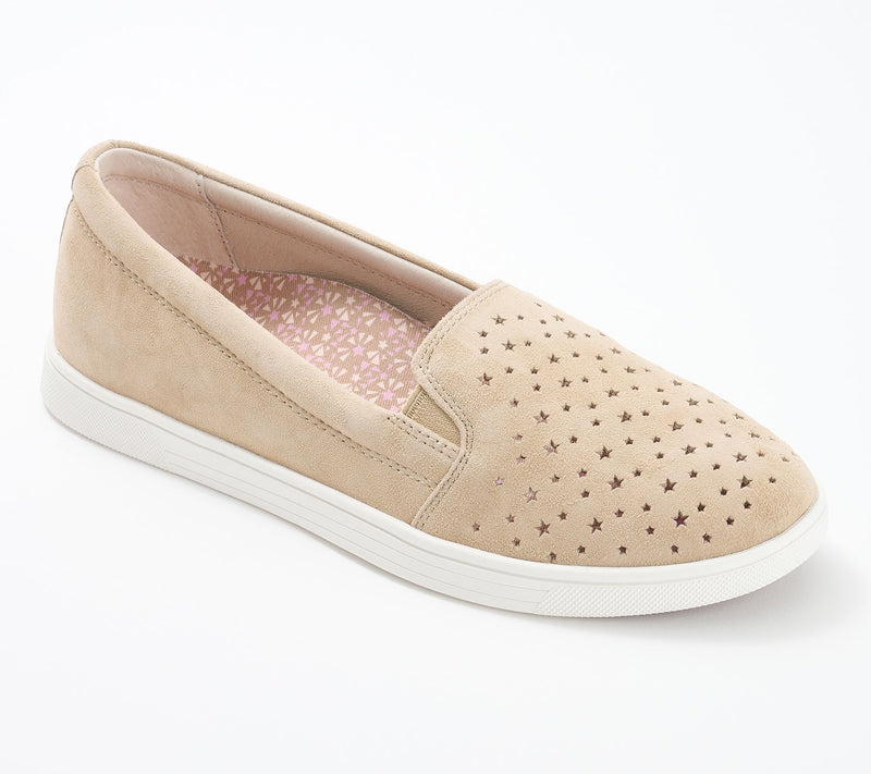 Revitalign Orthotic Star Embossed Suede Slip-On - Carolina — View 5