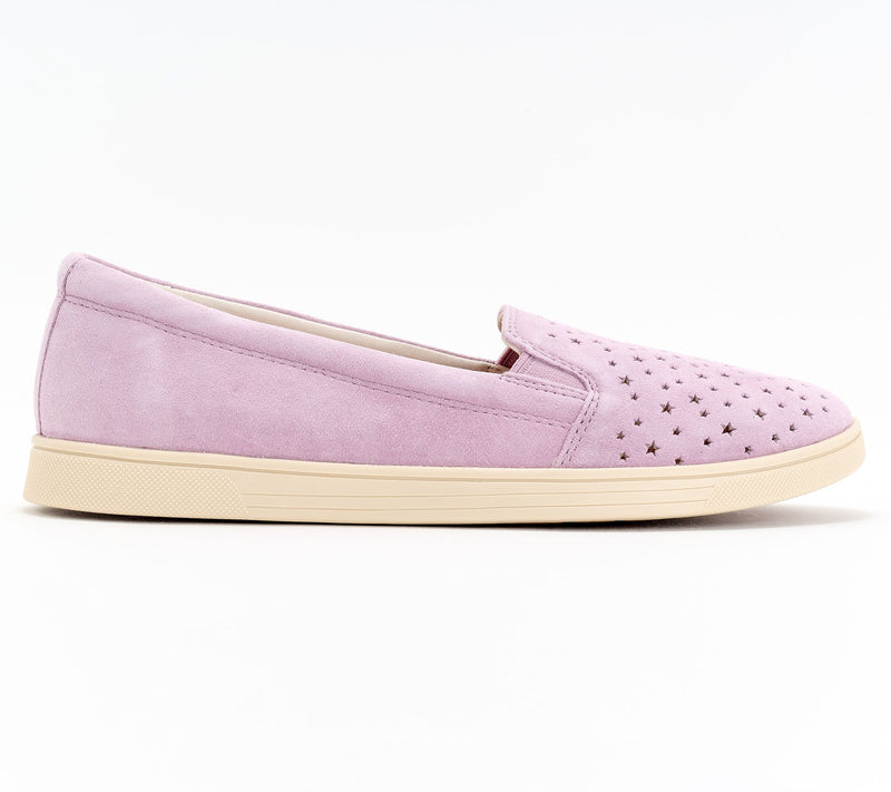 Revitalign Orthotic Star Embossed Suede Slip-On - Carolina — View 12