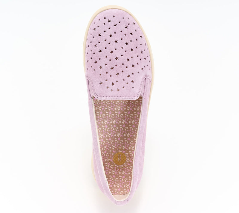 Revitalign Orthotic Star Embossed Suede Slip-On - Carolina — View 15