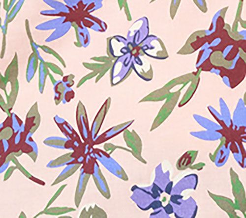 by Stacy London Printed Voile Shirt with Ruffle Detail — View 2