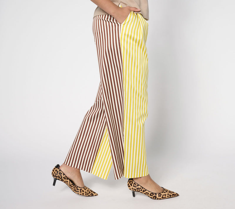 Carla Rockmore Collection Regular Mixed Stripe Trouser — Main view