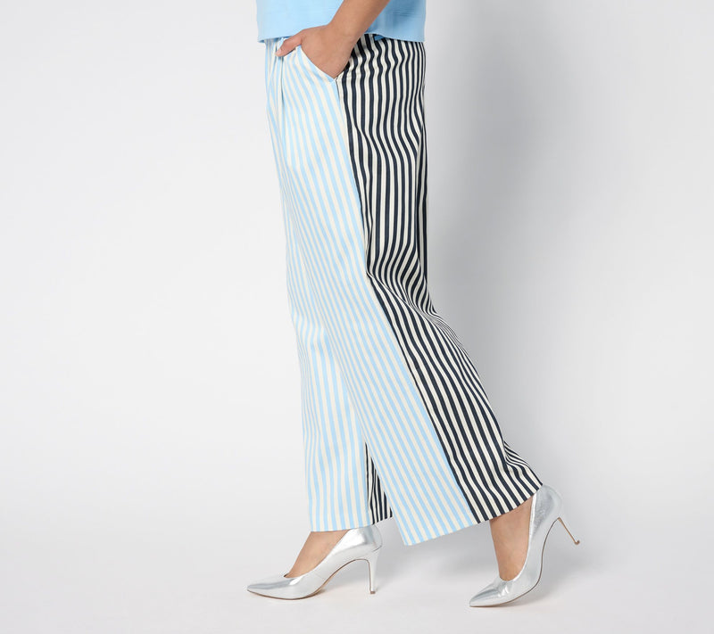 Carla Rockmore Collection Regular Mixed Stripe Trouser — View 11