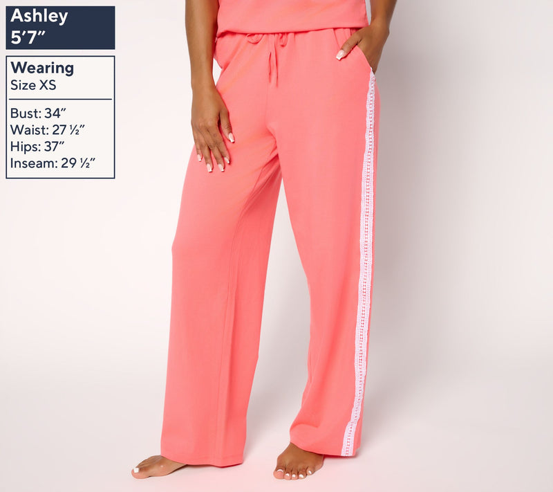 Cuddl Duds Cottonwear+ Straight Leg Lounge Pant — View 11