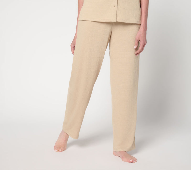 Cuddl Duds Slub Knit Straight Leg Lounge Pant — View 9