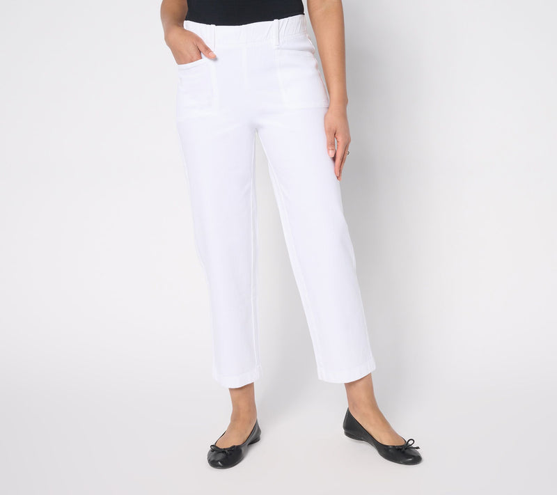 AnyBody Regular All-Stretch Twill Straight Leg Ankle Pants — View 13