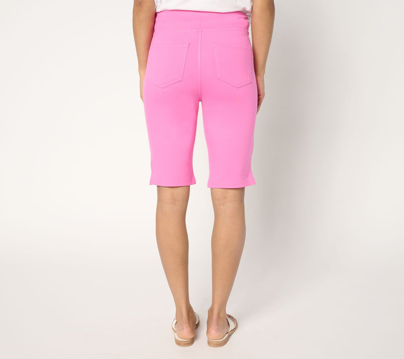Belle by Kim Gravel Ponte 5 Pocket 11" Bermuda Shorts — View 4