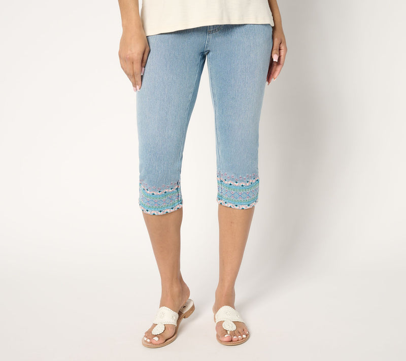 Belle Boho by Kim Gravel Regular Flexibelle Boho Moment Capris — View 13