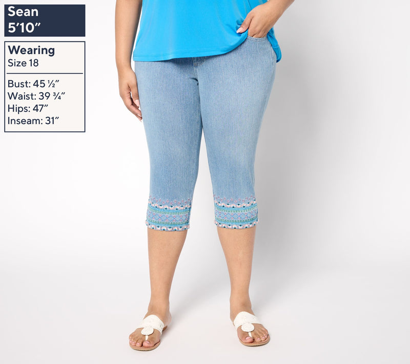 Belle Boho by Kim Gravel Regular Flexibelle Boho Moment Capris — View 4