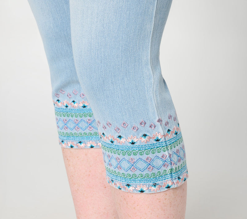 Belle Boho by Kim Gravel Petite Flexibelle Boho Moment Capris — View 7